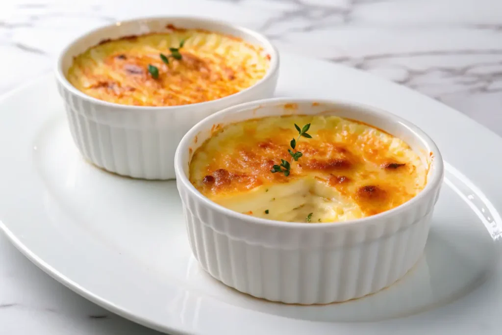 Creamy Crab Brûlée Dish