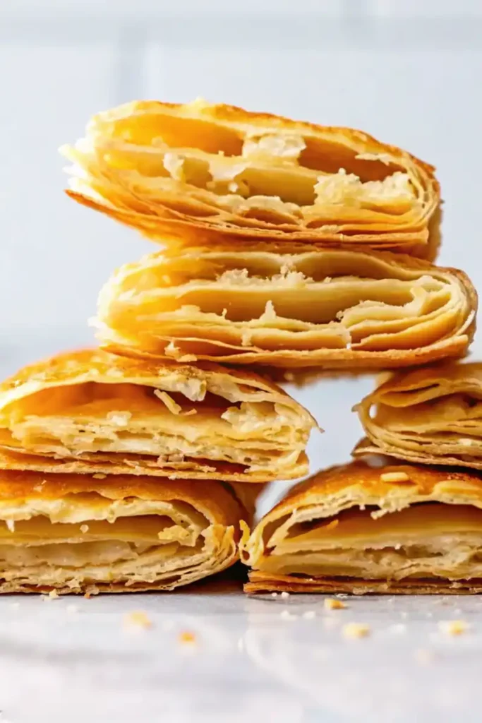 Gluten free Puff pastry layers