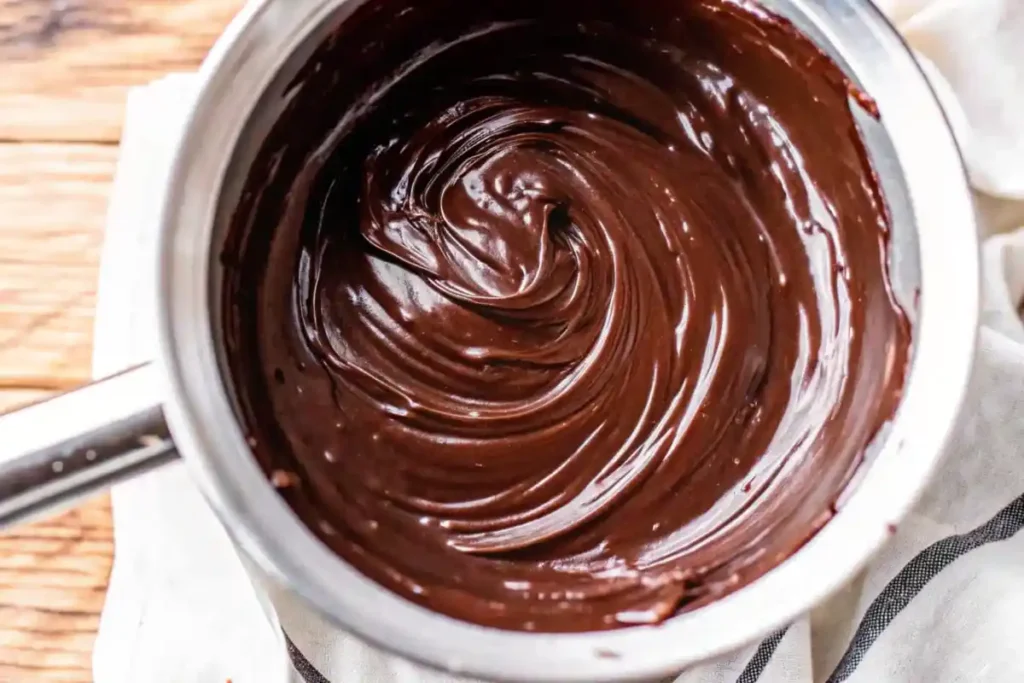 Melting chocolate