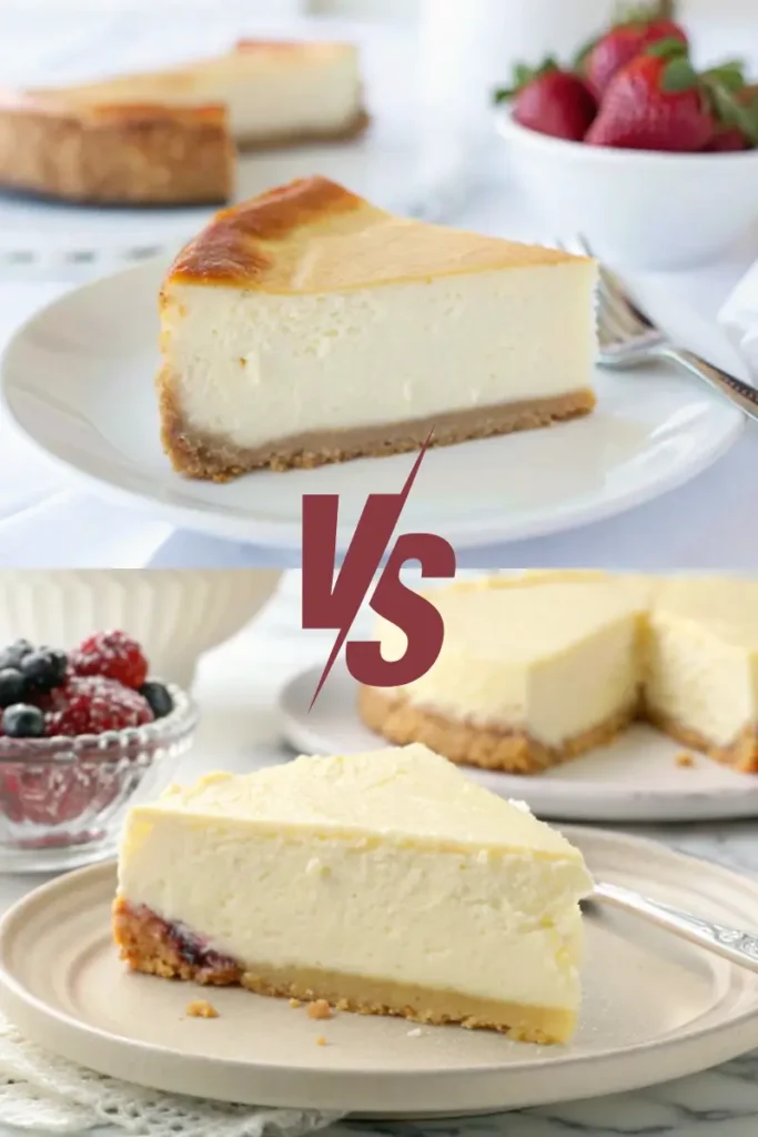 Baked vs Continental Cheesecake